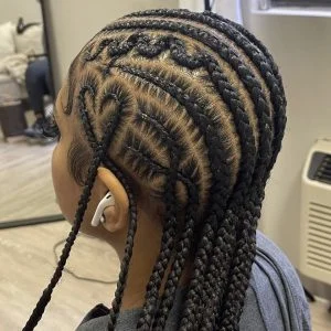 Cornrows with design spring hairstyles FroHub