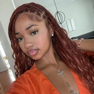 auburn boho braids for autumn