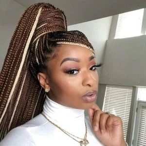 blonde accent braids Pantone Colour of the year FroHub