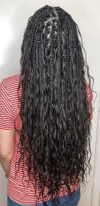 Smedium Knotless Goddess / Boho Braids - up to waist length