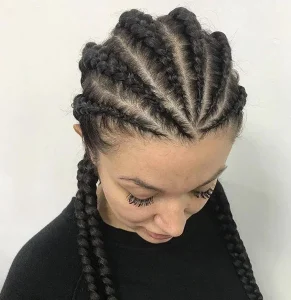 Cornrows Feed In Ghana Tribal Braids HairbyGrace Book Black Afro London Mobile Hairstylist Near Me Braider FroHub