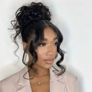curly updo FroHub