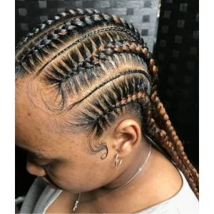 feed in stitch braids Afro Hairdressers in Barnet near me FroHub
