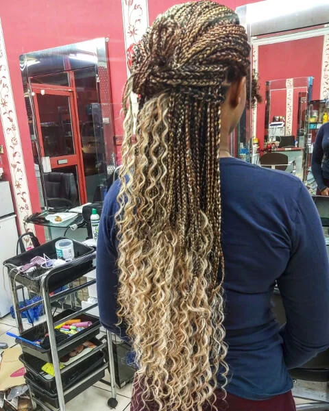 Goddess Braids Waist Length Luemas Book London Afro Hairdresser Braider FroHub