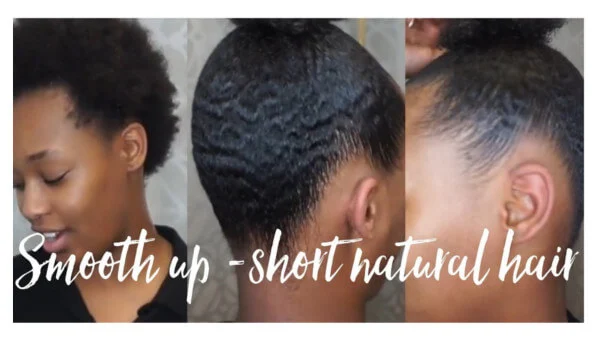 How to Smooth Up Natural Short Hair