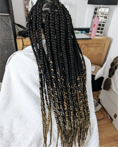 Jumbo Box Braids Crown Royale Book London Mobile Afro Hair Salon Braider Near Me FroHub