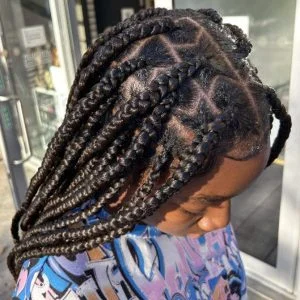 large knotless braids affordable knotless braids London FroHub