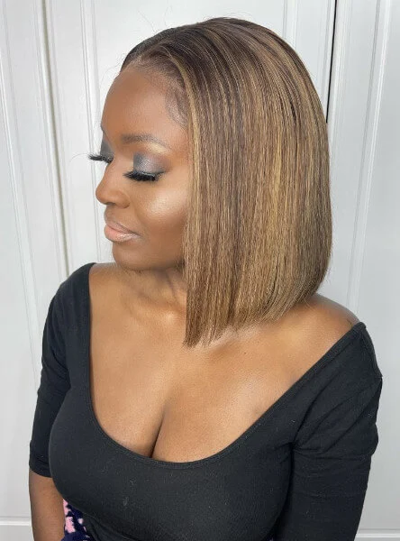 Light Brown Highlights Lace Frontal Wig Weave Maker Symmetry Beauty Book Black Afro London Hairstylist FroHub