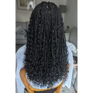 medium goddess braids Islington Afro hairdressers near me