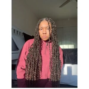 Passion Twists with Middle Part