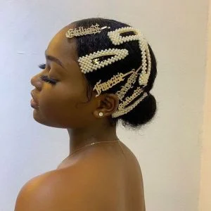 pearl statement clips on natural hair FroHub