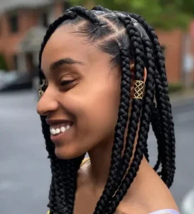 Short Knotless Box Braids Tamara Hair Studio London Afro Hairdresser Black Hair Salon FroHub