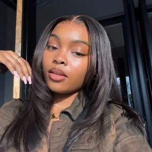 wig with middle part spring hairstyles FroHub